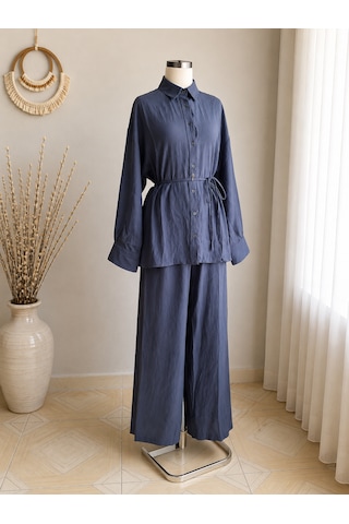 Viya Style Lacivert Alt-üst Takım