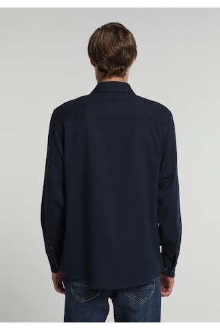 Colin's Colins Regular Fit Shirt Neck Düz Erkek Lacivert Uzun Kol Gömlek Cl1082606 Q1.v2 Nav
