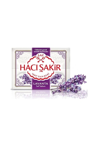 Hacı Şakir Lavanta Saf Kalıp Sabun 4x150 gr - VB767