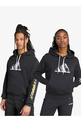 Adidas Jm6363 U Snow Hd Unisex Sweatshirt Siyah