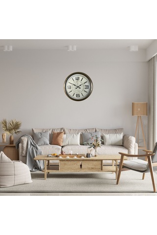 Eskitme Royal 40 Cm Metal Duvar Saati