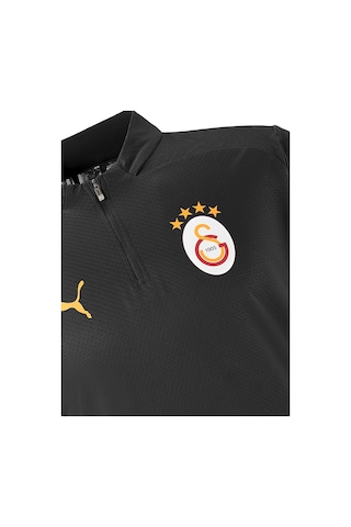 Galatasaray Puma A Takım 1/4 Fermuarlı Uzun Kollu Antrenman Üst 77967603 SIYAH