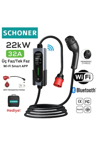 Schoner 22kw Şarj İstasyonu Ve Besleme Ünitesi