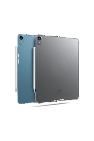 Apple Uyumlu iPad  Air 6 11 Inç 2024 M2 Çip Kılıf Süper Silikon Koruyucu Esnek Tam Kılıf Kılıf