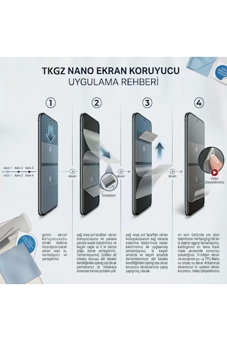Samsung Galaxy S10 Plus Uyumlu Nano Ekran Koruyucu Ultra İnce Ekstra Dayanıklı Mat - Tkgz