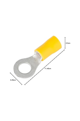 Gardner Bender 10-107 Terminal Halkası, 12-10 Awg, Saplama Sz 12-1/4, Sarı 50 Adet