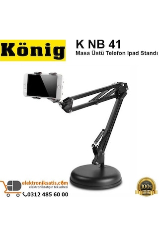 König K Nb 41 Masa Üstü Telefon Apple Uyumlu iPad Standı