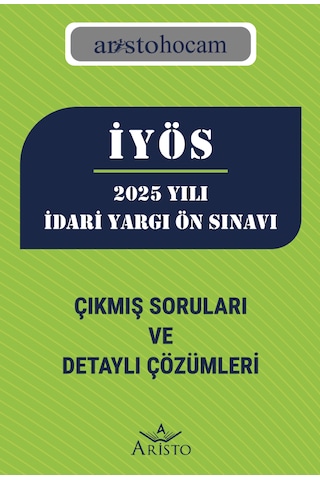 2025 Yılı İdari Yargı Ön Sınavı 2025 Yılı İdari Yargı Ön Sınavı