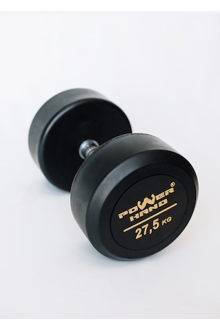 Powerhand 27.5 KG Kauçuk Kaplı Profesyonel Dambıl