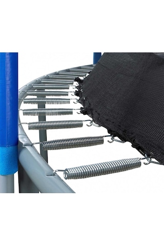 Mey İthalat 366 Cm 12 Ft Güvenlik Fileli Trambolin Trp-89 Mavi