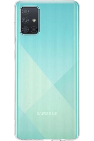 Samsung Galaxy Uyumlu A71 Kılıf 1mm Şeffaf Silikon Kılıf