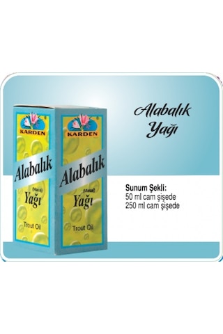 Karden Alabalık Yağı 50 ML
