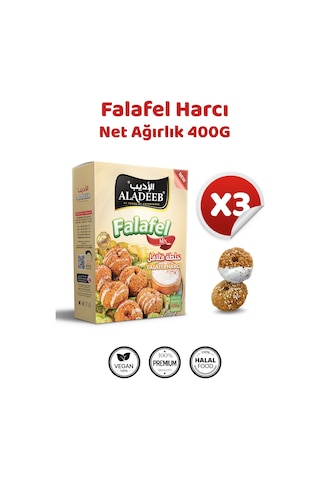 Falafel Harcı 3 Lü Set 400 G X 3 Adet 1,2 Kg