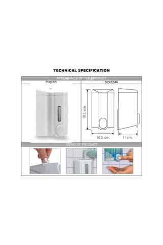Vialli S4b Sıvı Sabun Dispenseri 1000 Ml Siyah