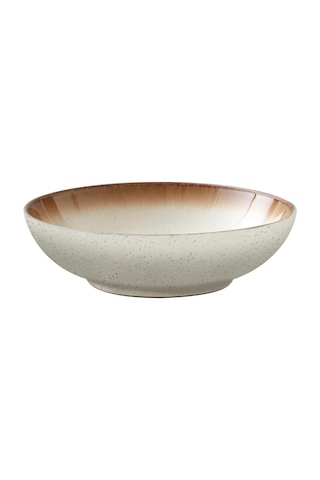 Makarna Kasesi, Kase/kase Makarna Ve Salata İçin, Çap 20 Cm, Seramik, Krem/krem Çok Renkli