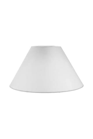 Konik Abajur Lambader Şapkası 22cmx40cm Yükseklik 22cm Beyaz Diğer