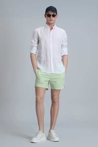 Lufian Erkek Strıped Deniz Şortu 111220087 Yeşil