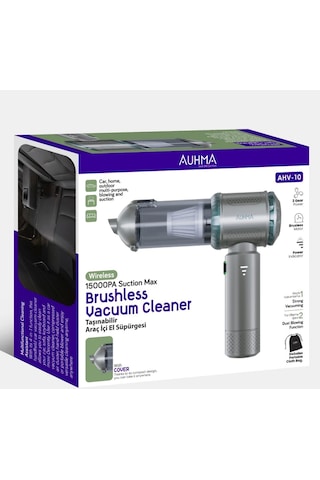 Auhma Ahv-10 2 İn 1 15000pa 3 Kademeli Vakumlu Üflemeli Araç Süpergesi