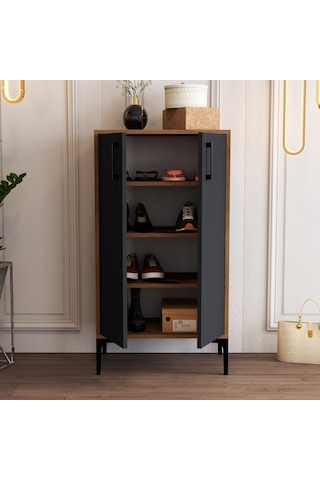 Variant Prag Ayakkabılık - Ceviz / Antrasit