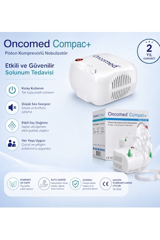 Oncomed Compact Piston Kompresörlü Nebulizatör