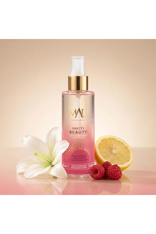 Mad Pretty Beauty Saç Parfümü 160 Ml Limon, Zambak Ve Frambuaz İle Enerjik, Kadınsı Ve Kalıcı Amber