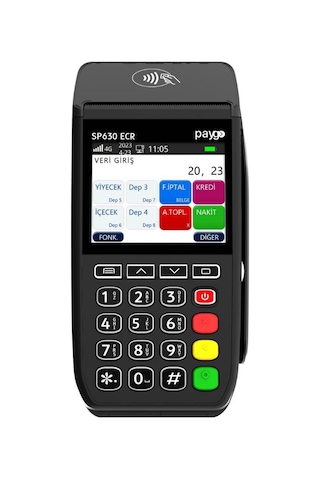Paygo SP-630 4G PRO Temassız Özelikli Yazar Kasa Pos