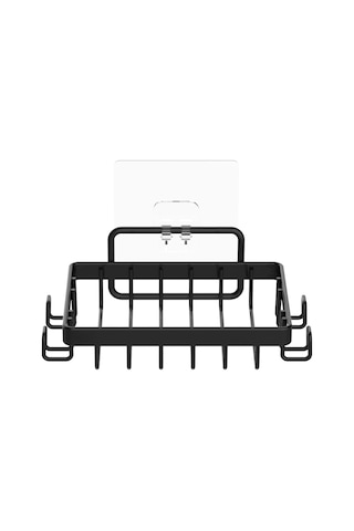 Konesam Demir Sabun Tutucu, Deliksiz Yapıştırıcı İle Kurulum, Su Akış Delikleri, Banyo Ve Mutfak İçin Uzun Ömürlü Depolama Diğer