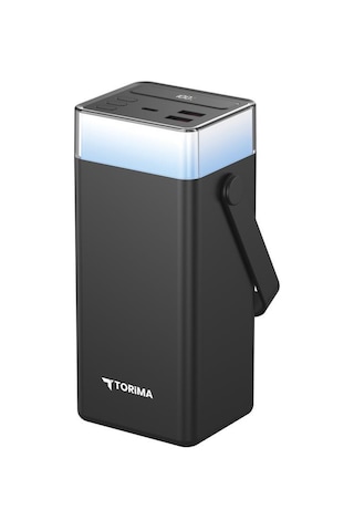 Torima TRM-1041 40000 mAh Hızlı Şarj RGB Led Işıklı Powerbank Siyah