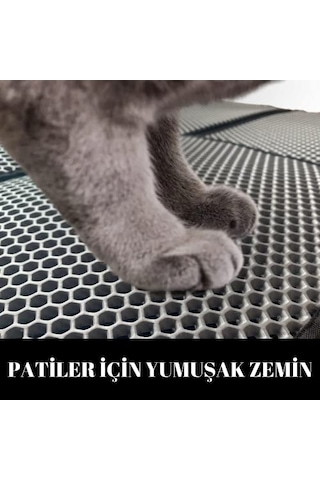 Okavango Kedi Tuvalet Önü Paspası Elekli Kedi Tuvaleti Önü Paspası 60 x 70 CM