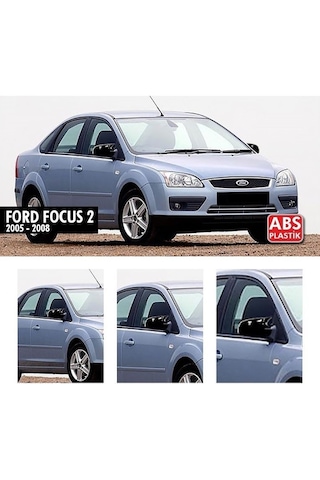 Ford Focus 2 Yarasa Ayna Kapak. Parlak Siyah Abs Plastik