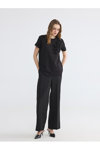 Lcwaıkıkı Classic Siyah Regular Fit Kadın Pantolon