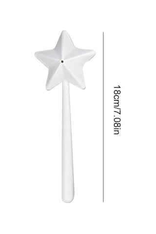 Yeniden Doldurulabilir Yıldız Asa Taşınabilir Tuz Karabiber Baharatlık Dispenser Çalkalayıcı Set Mutfak Yemek Pişirme Barbekü Malzemeleri Cadılar Bayramı Parti Hediyeleri Beyaz