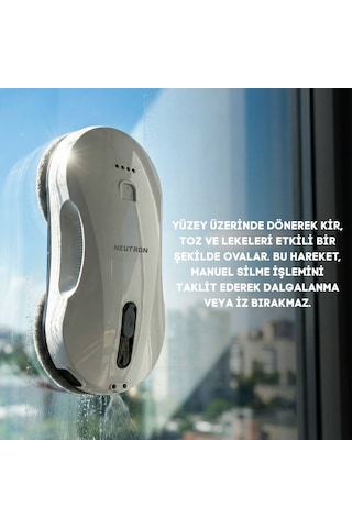 NEUTRON Akıllı Otomatik Cam Temizleme Robotu, Yüksek Tutuş Gücüne Sahip Cam Temizleme Robotu