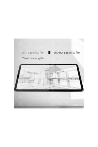Xiaomi Mi Pad 5 Pro Paper Like Ekran Koruyucu Kağıt Hissi Veren Tasarım Mat Yüzey