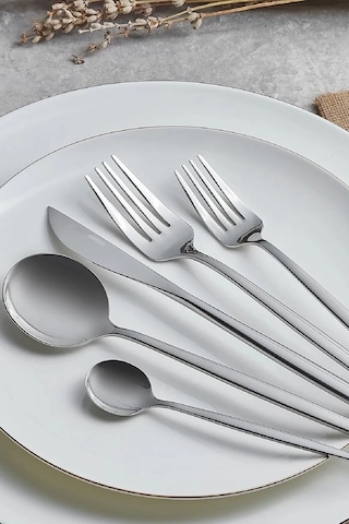 Karaca  Orion Platin 6 Kişilik 30 Parça Çatal Kaşık Bıçak Takımı