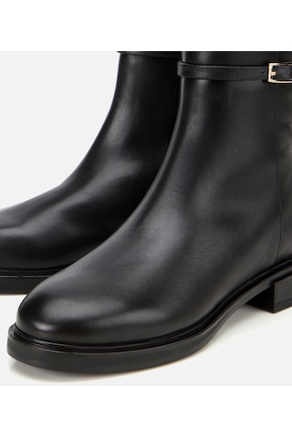Hotiç Kadın Deri Siyah Tokalı Düz Bot 01boh313420a100 01boh313420a100 Siyah