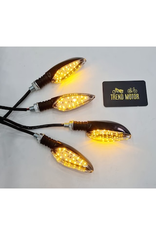 Sinyal Takım 4lü Set Led Sarı Işık - Motosiklet Cg Unıversal