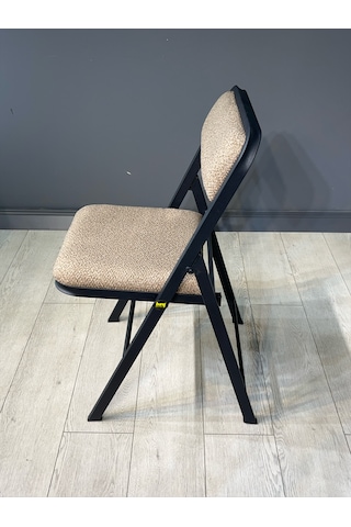 Hey 4'lü Katlanır Kamp Sandalyesi Piknik Sandalyesi Kahverengi