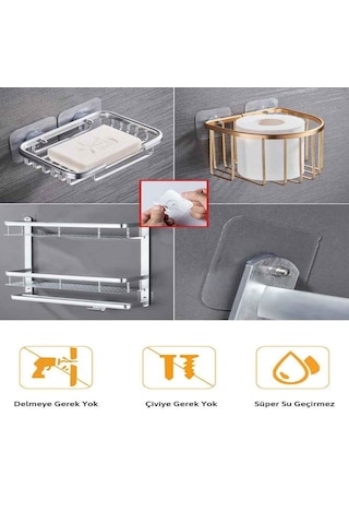 6 Adet Süper Güçlü Çerçeve Askısı Pin Delgisiz Vidalı Tırnak Kanc