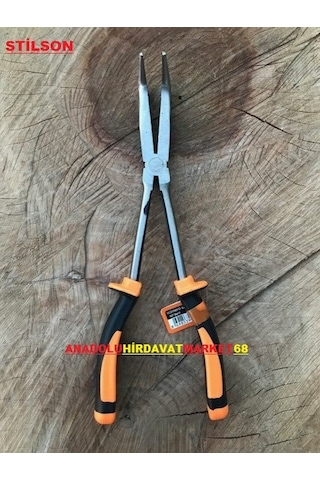 Stilson Uzun Kargaburun Pense Eğri Uçlu 280 Mm Kargaburnu