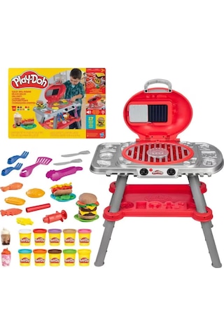 Play Doh Işıklı Ve Sesli Sizzlin Izgara Oyun Seti G0500 Çok Renkli