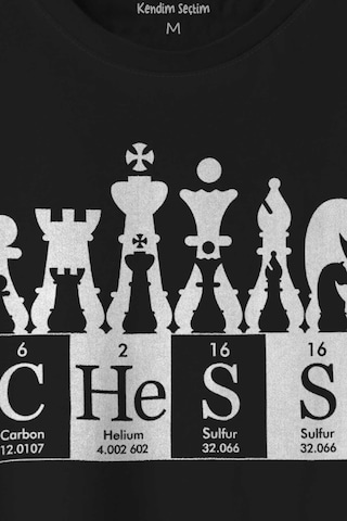 Chess Periodic Satranç Periyodik Fischer Baskılı Tişört Unisex T-shirt 001