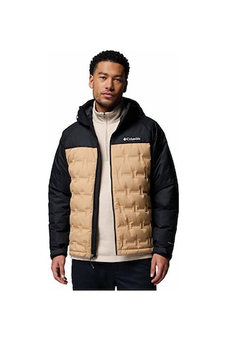 Columbia Grand Trek Iıı Down Hooded Jacket Erkek Outdoor Montu 650 Dolgu Kuş Tüyü 2086111262 Kahverengi Kahverengi
