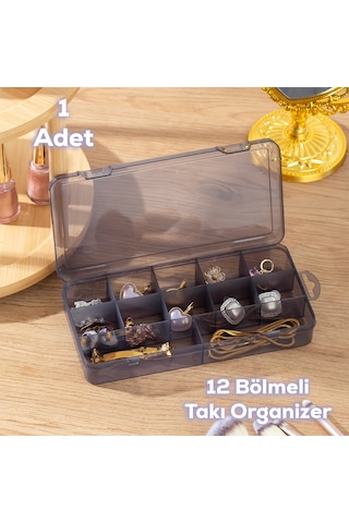 Porsima Org-600 Çok Amaçlı Bölmeli Kutu Organizer Takı Kutusu Ant