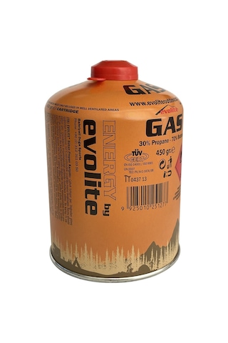 Evolite Butane Propane Vidalı 450 Gr. Ocak Kartuşu - 4 Adet Çok Renkli