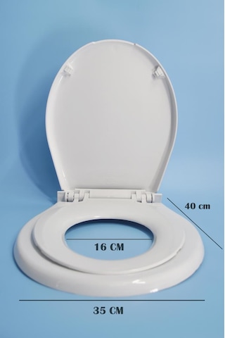 Yetişkin Ve Çocuk Klozet Kapağı Çocuk Adaptörü Söküp Takılabilir Yerli Üretim Beyaz