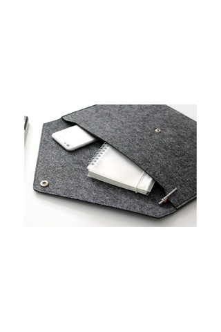 Keçe Tablet Kılıfı Çantası Büyük Kapasiteli Depolama Yumuşak İç Yüzeyli Grafik Çizim Tableti Taşıma Çantası Seyahat Ofisi İçin Diğer