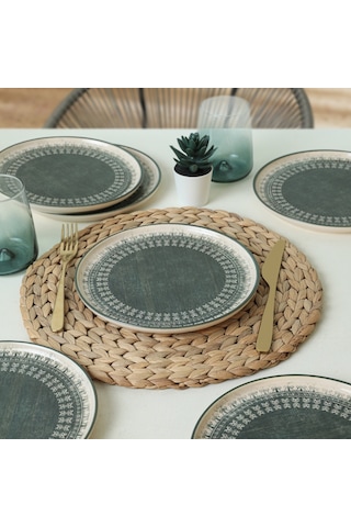 Keramika Maya Nordic Pasta Tabağı 22 Cm 6 Adet 20789