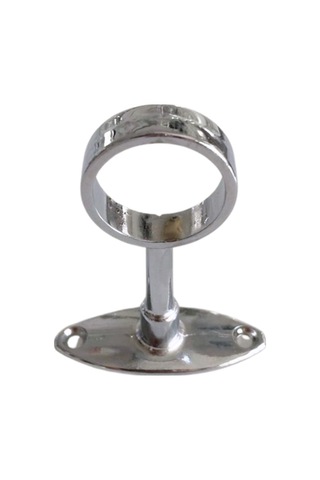 Yuvarlak Ayaklı Açık Askı Borusu Flanşı Mobilya Yuvarlak Boru Flanşı Metal Boru Çapı:25mm 4 Adet Krom