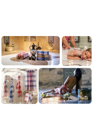 % 100 Pamuk Hızlı Kuruyan Peştemal Banyo, Sauna, Plaj, Spor, Havuz Ve Misafir Havlusu Mor